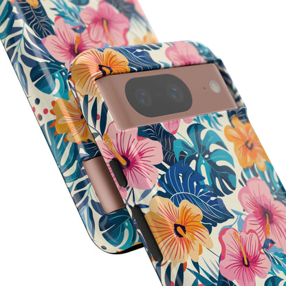 Hibiscus Bloom: Cute Floral Phone Case for iPhone, Samsung and Google Pixel