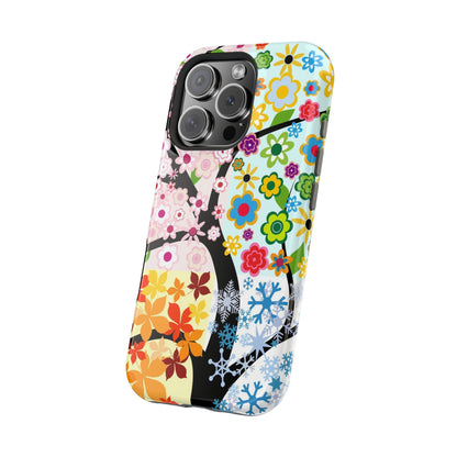 Four Seasons (MagSafe version): Fall, Winter, Spring and Summer inspired phone case for iPhone