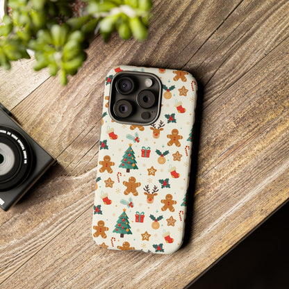 Gingerbread Holidays: Xmas-themed phone case for iPhone, Samsung and Google Pixel