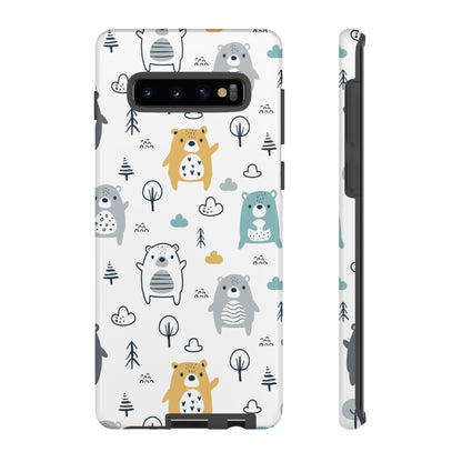 Bear Friends: Cute Phone Case for iPhone, Samsung Galaxy and Google Pixel devices