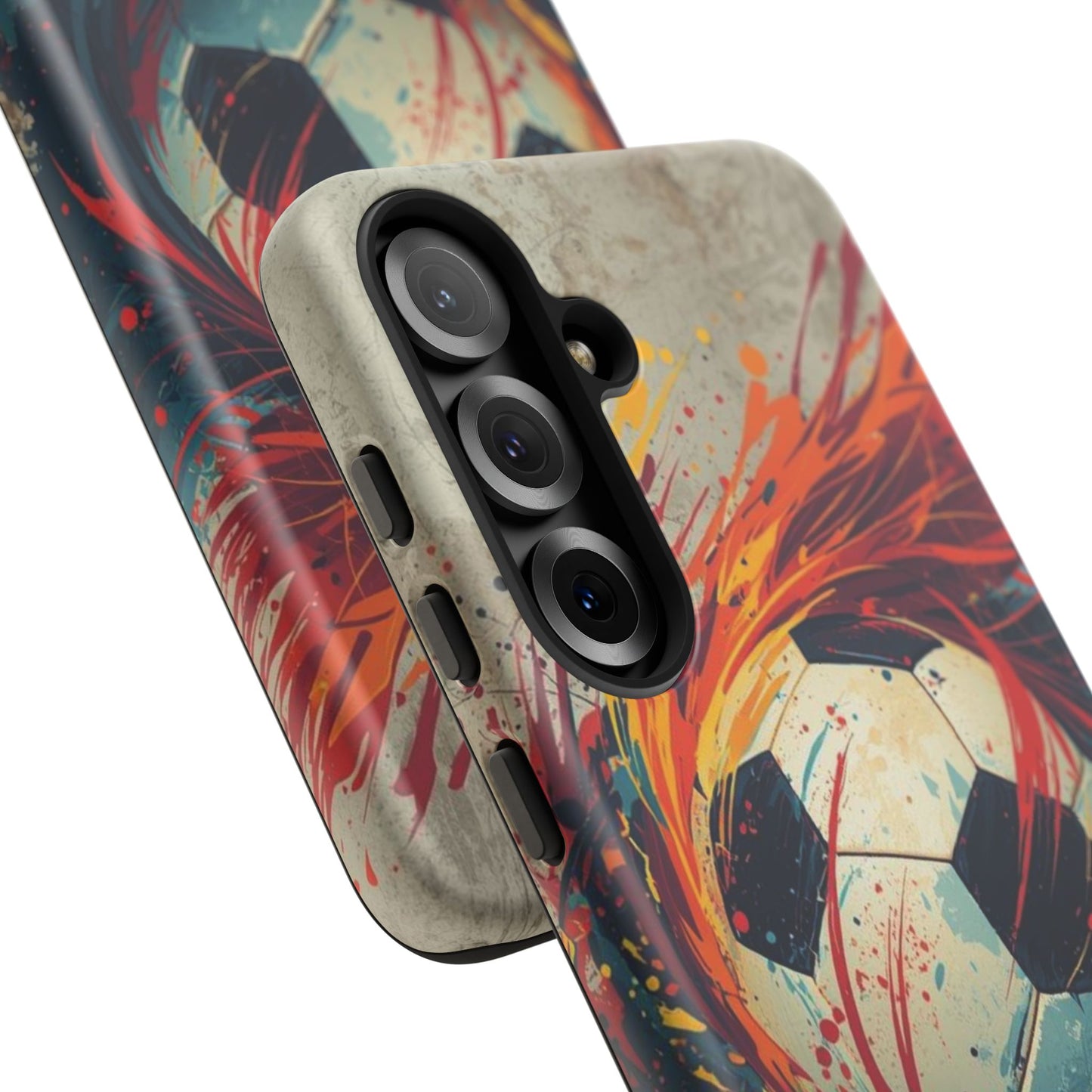 Football Swirl: Phone Case for iPhone, Samsung Galaxy and Google Pixel devices