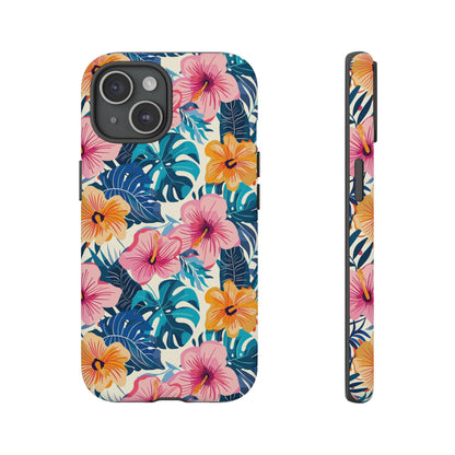 Hibiscus Bloom: Cute Floral Phone Case for iPhone, Samsung and Google Pixel