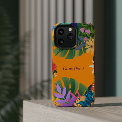 Carpe Diem: Colorful MagSafe Phone Case for iPhone