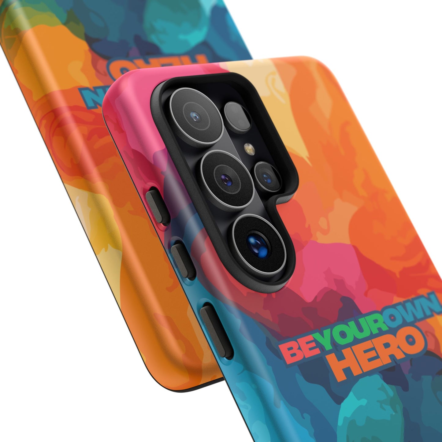 Be Your Own Hero: Inspiring Quote Phone Case for iPhone, Samsung Galaxy and Google Pixel