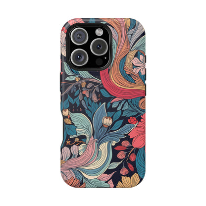 Floral Charm (MagSafe version): Fashion Phone Case for iPhone