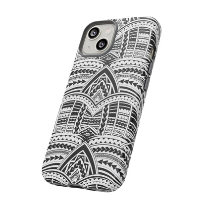 Tatoeage: telefoonhoesje met tribalpatroon voor iPhone, Samsung Galaxy en Google Pixel