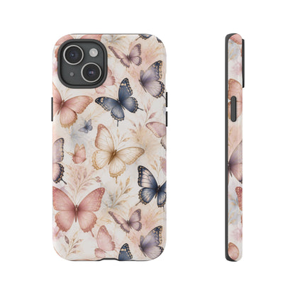 Butterfly Pastels Phone Case: Tough Case for iPhone and Samsung Galaxy devices