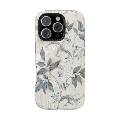 Luxury Leaves (MagSafe version): Artistic case for iPhone, Samsung Galaxy and Google Pixel