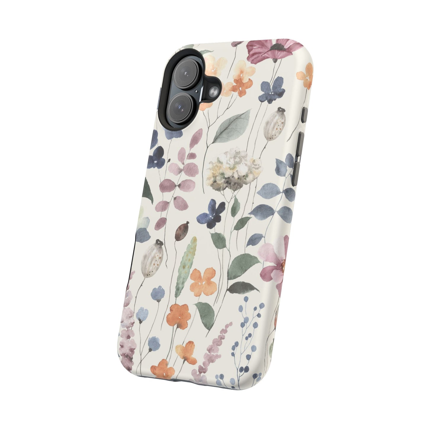 Floral prints phone case for iPhone (MagSafe version)