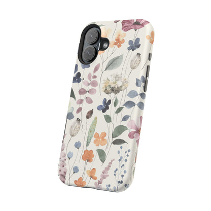 Floral prints phone case for iPhone (MagSafe version)