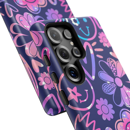 Live Inspired: Purple Tough Case for iPhone, Samsung Galaxy and Google Pixel devices