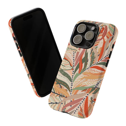 Terracotta Leaves Phone Case: Nature‑Inspired Art for iPhone, Samsung Galaxy and Google Pixel devices