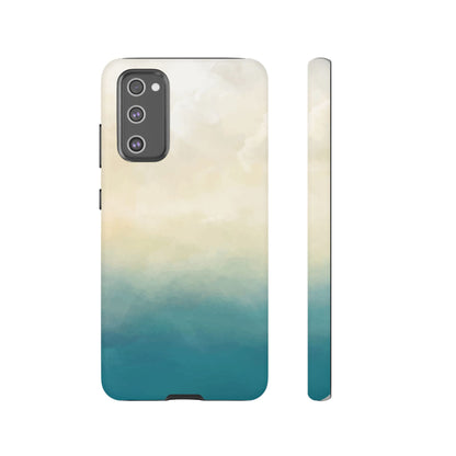海と砂のグラデーションケース：iPhone、Galaxy、Google Pixelデバイス用ビーチ風スマホケース