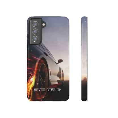 Never Give Up v2: Tough Case for iPhone, Samsung Galaxy and Google Pixel