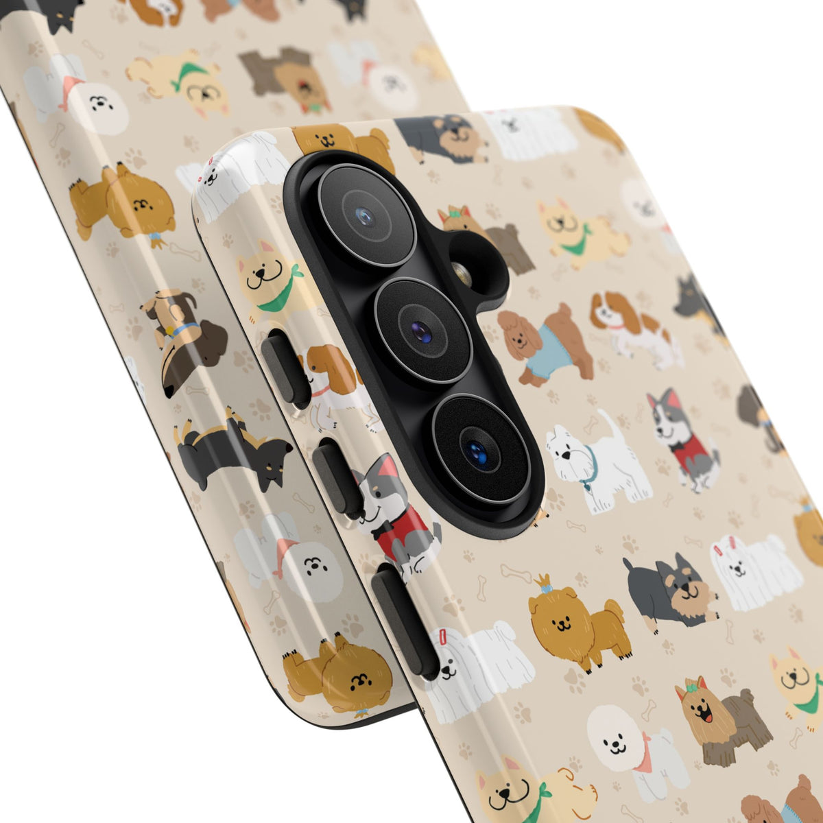 Cute Dogs: Tough Case for iPhone, Samsung Galaxy and Google Pixel devices