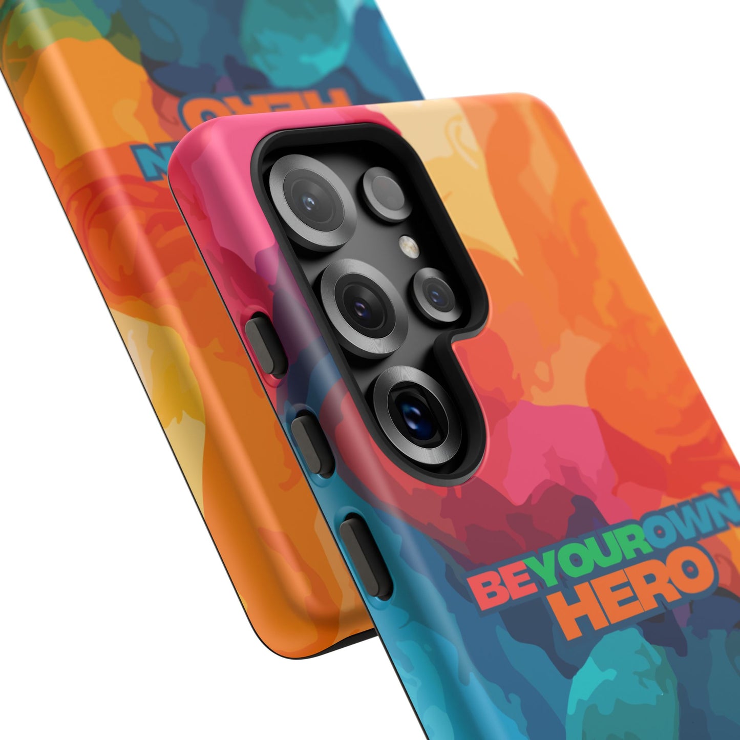 Be Your Own Hero: Inspiring Quote Phone Case for iPhone, Samsung Galaxy and Google Pixel
