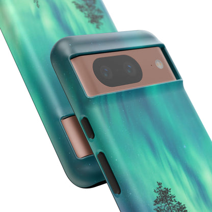 Show Them What You're Worth: Aurora Borealis-Inspired phone case for iPhone, Samsung Galaxy and Pixel devices