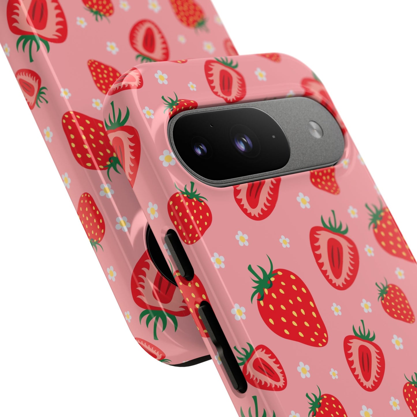 Berry Strawberry: Fruit-inspired phone case for iPhone, Samsung Galaxy and Google Pixel devices