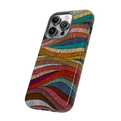 Threaded Harmony: Tapestry-inspired Phone Case for iPhone, Samsung Galaxy and Google Pixel devices