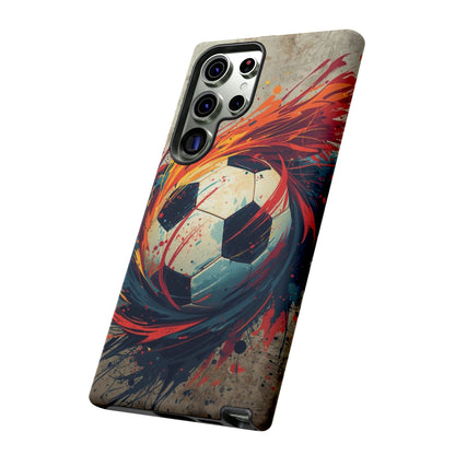 Football Swirl: Phone Case for iPhone, Samsung Galaxy and Google Pixel devices