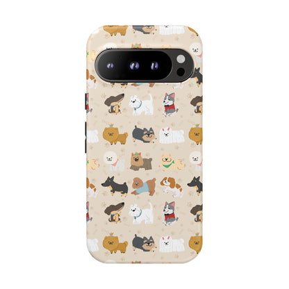 Cute Dogs: Tough Case for iPhone, Samsung Galaxy and Google Pixel devices