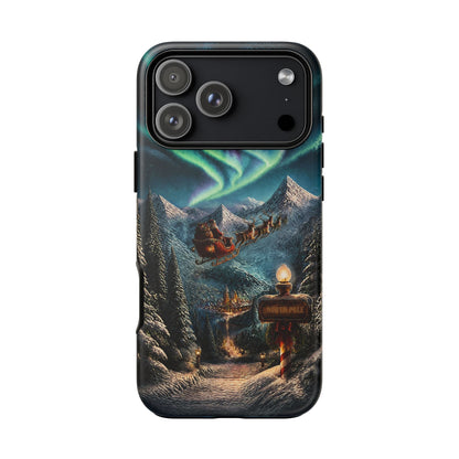 Santa Claus North Pole Adventure: Christmas Themed Phone Case for iPhone, Samsung Galaxy and Google Pixel devices