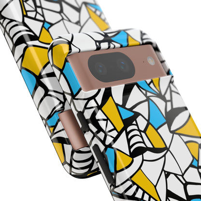 Abstract Graffiti: Tough Cases for iPhone, Galaxy and Pixel devices