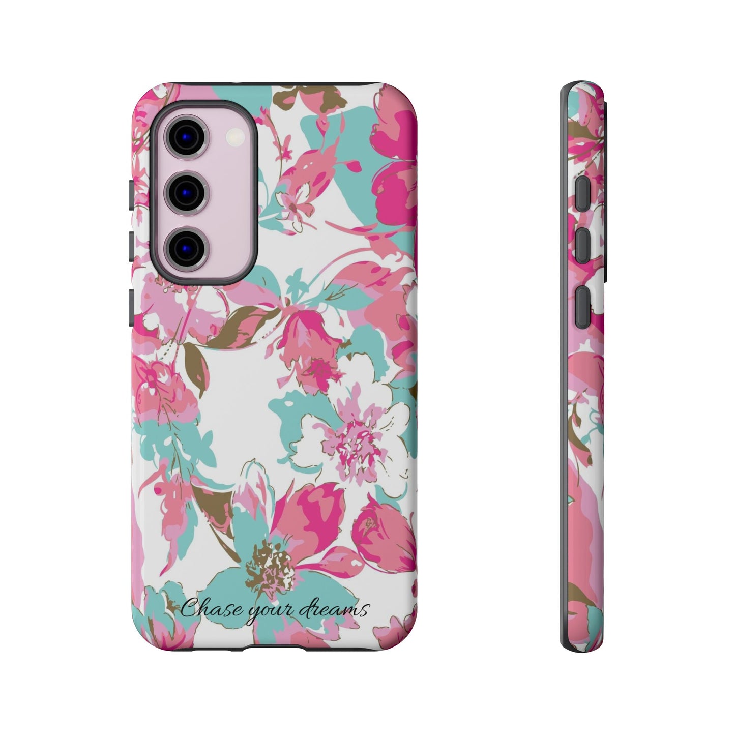 Chase your dreams: Artistic and elegant phone case for Apple iPhone, Samsung Galaxy and Pixel devices