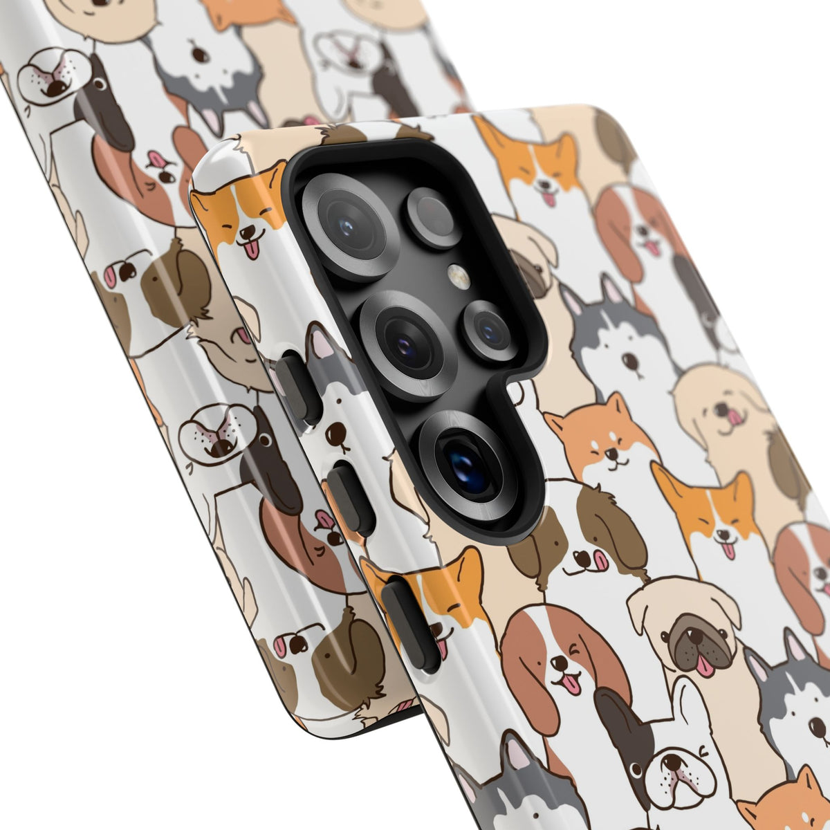 Cute Dogs Charm Phone Case for iPhone, Samsung Galaxy and Google Pixel devices