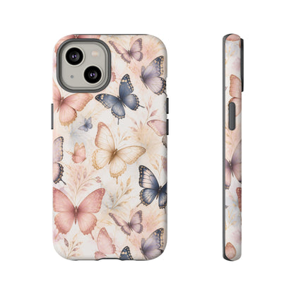 Butterfly Pastels Phone Case: Tough Case for iPhone and Samsung Galaxy devices