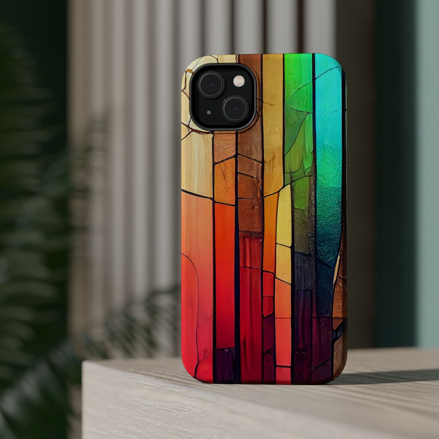Stained Glass Design MagSafe Case for iPhone