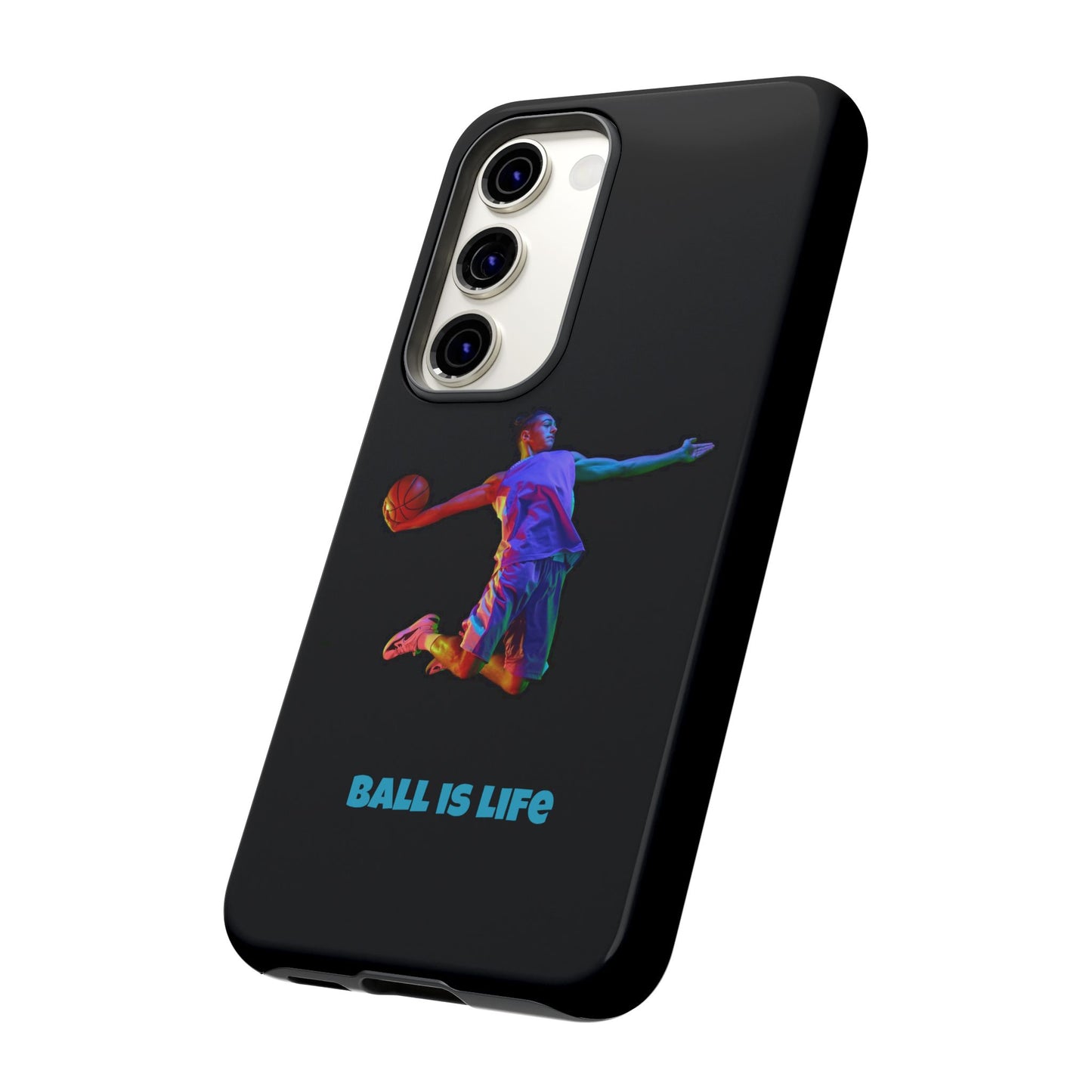 Ball is Life: Basketball Inspired Phone Case for iPhone, Samsung Galaxy and Pixel Devices