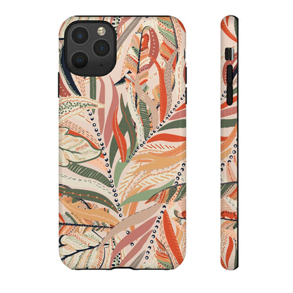 Terracotta Leaves Phone Case: Nature‑Inspired Art for iPhone, Samsung Galaxy and Google Pixel devices