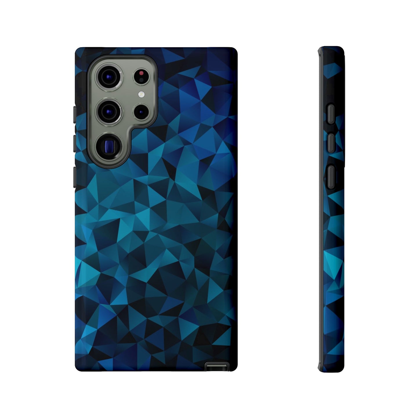 Blue Diamonds: Phone Case with Elegant Prints for iPhone, Samsung Galaxy and Google Pixel devices