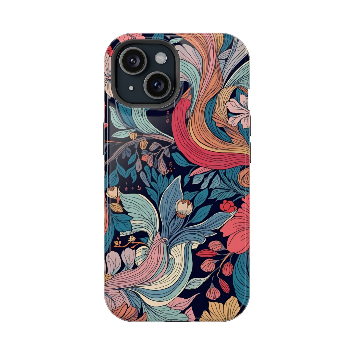 Floral Charm (MagSafe version): Fashion Phone Case for iPhone