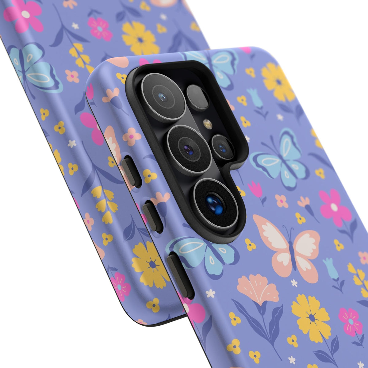 Lavender Butterflies: Tough Phone Case for iPhone, Samsung Galaxy and Google Pixel