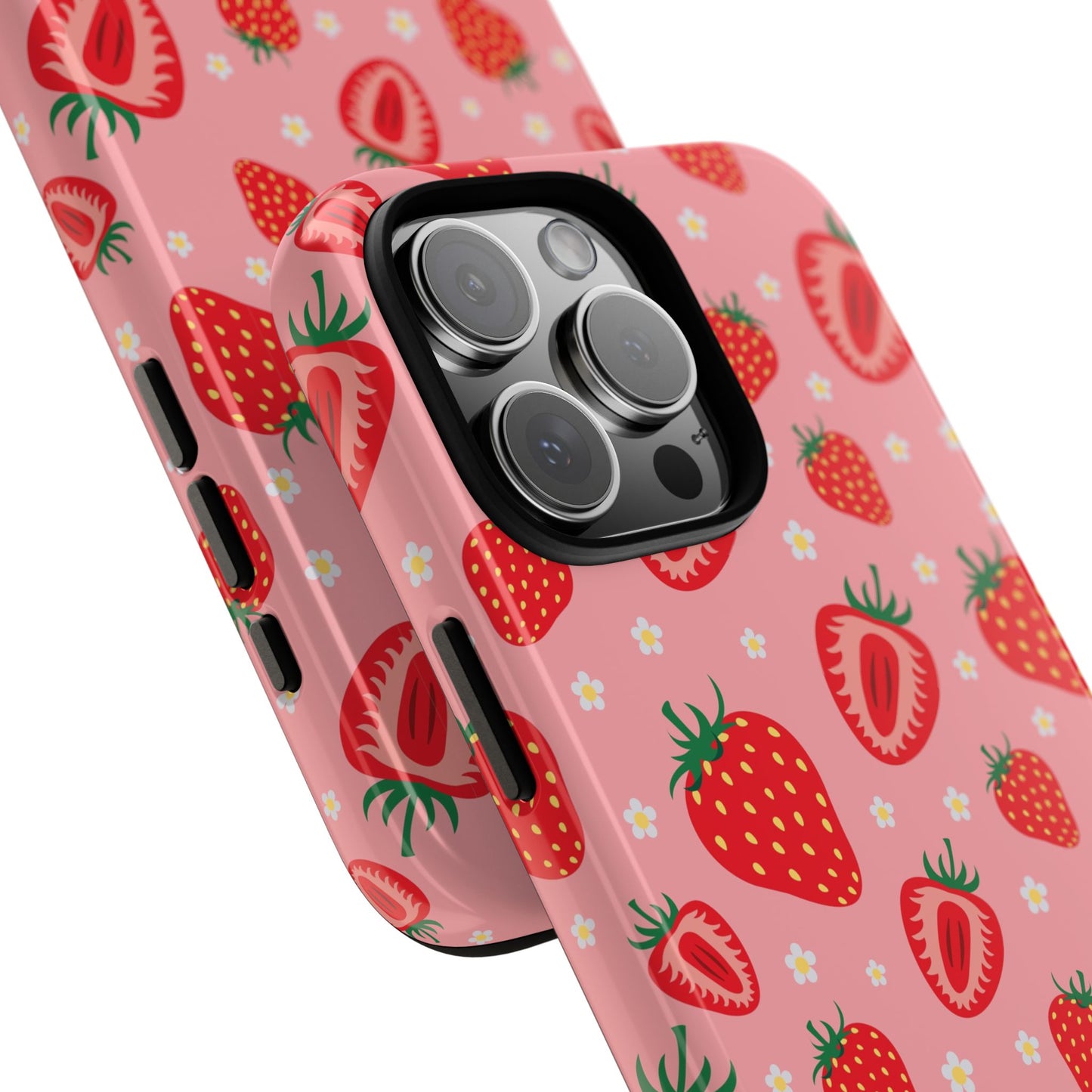 Berry Strawberry: Fruit-inspired phone case for iPhone, Samsung Galaxy and Google Pixel devices