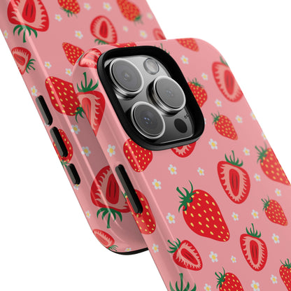 Berry Strawberry: Fruit-inspired phone case for iPhone, Samsung Galaxy and Google Pixel devices