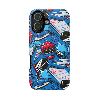 Ice Hockey PowerPlay: Sports-Inspired Phone Case for iPhone, Samsung Galaxy and Google Pixel devices