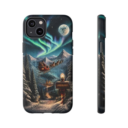 Santa Claus North Pole Adventure: Christmas Themed Phone Case for iPhone, Samsung Galaxy and Google Pixel devices