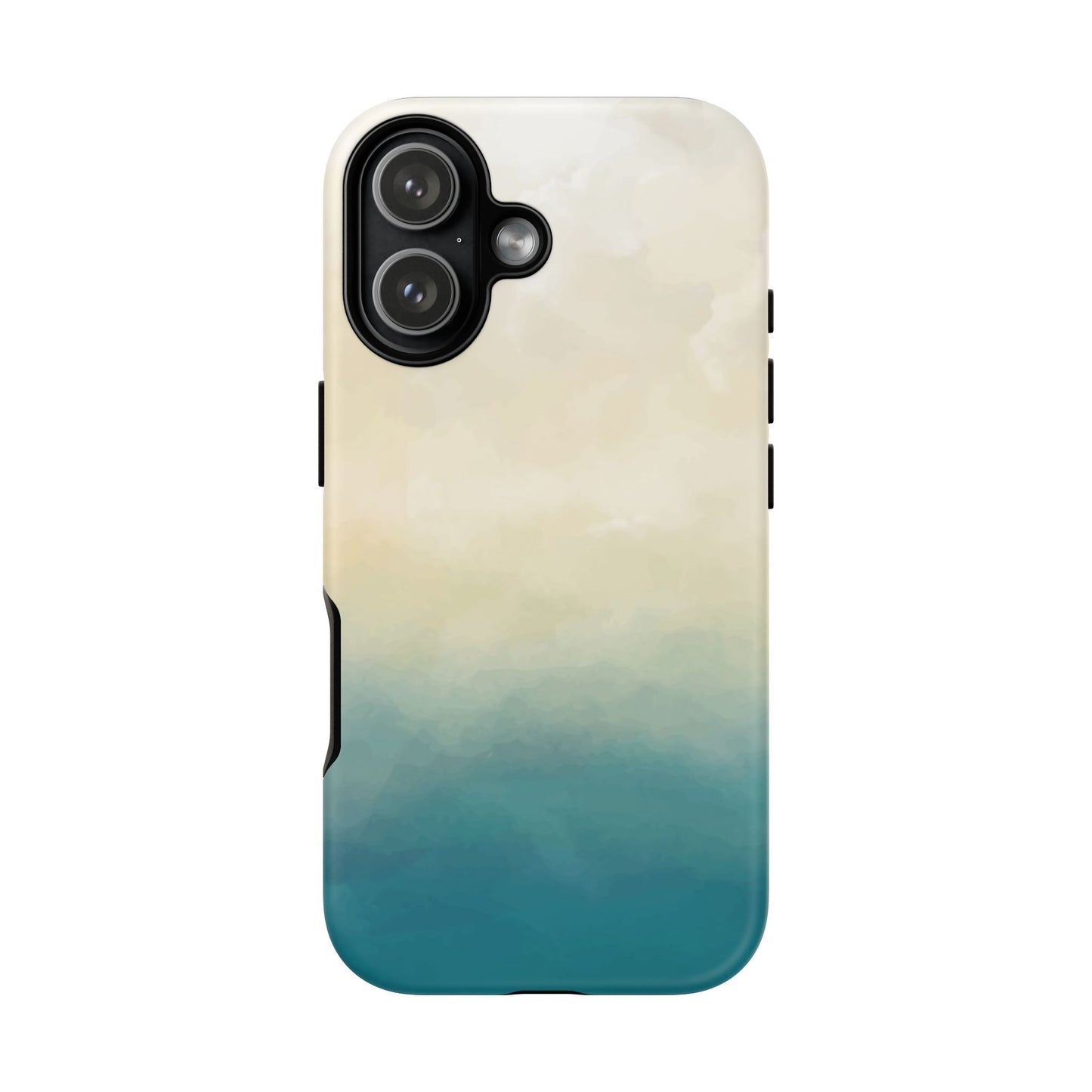 海と砂のグラデーションケース：iPhone、Galaxy、Google Pixelデバイス用ビーチ風スマホケース
