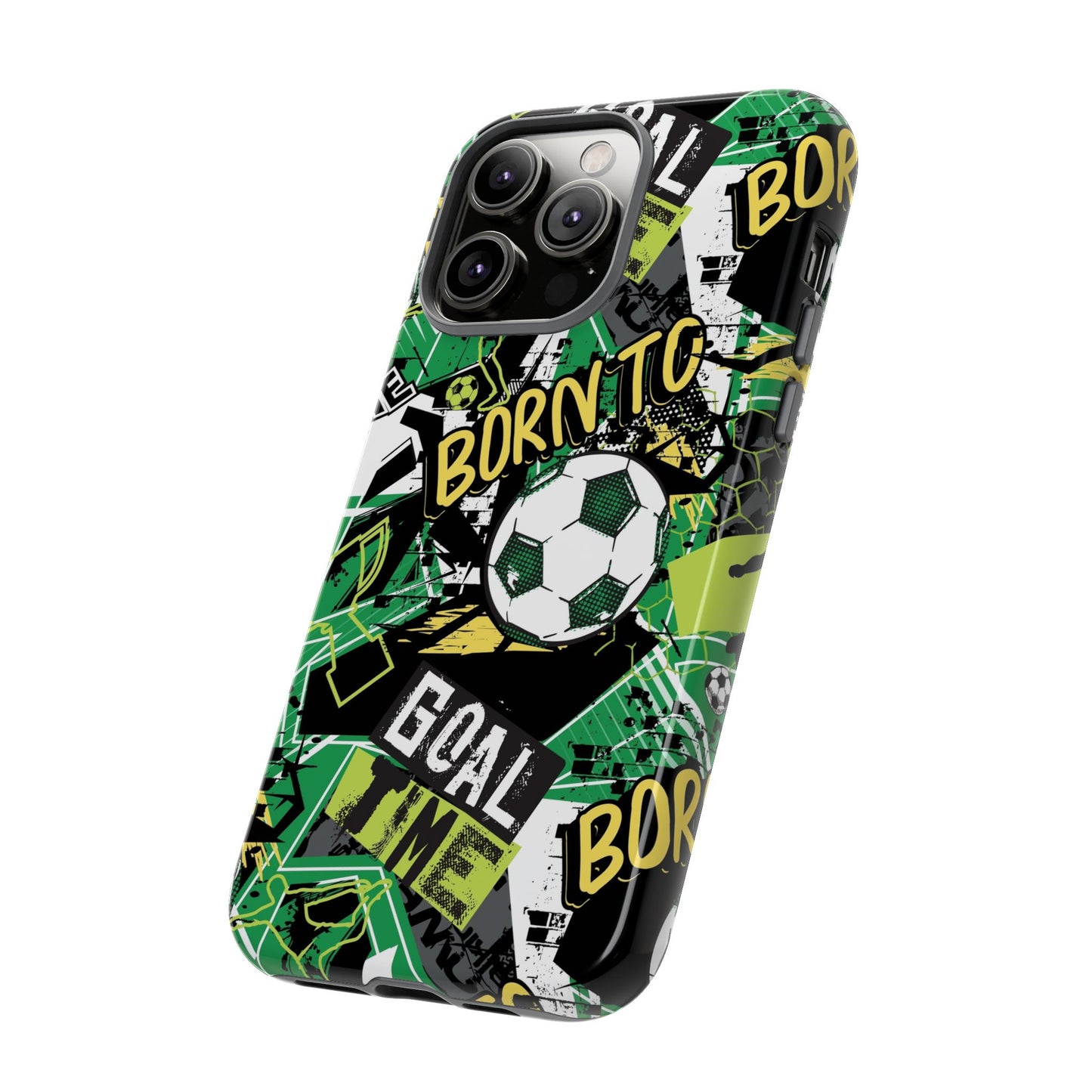 Born to Goal: Football-inspired phone case for iPhone and Samsung Galaxy