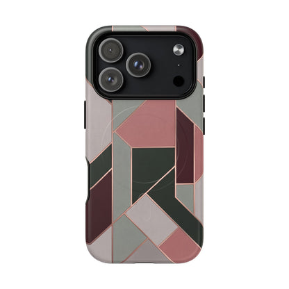 Geometric Luxe MagSafe Phone Case for iPhone
