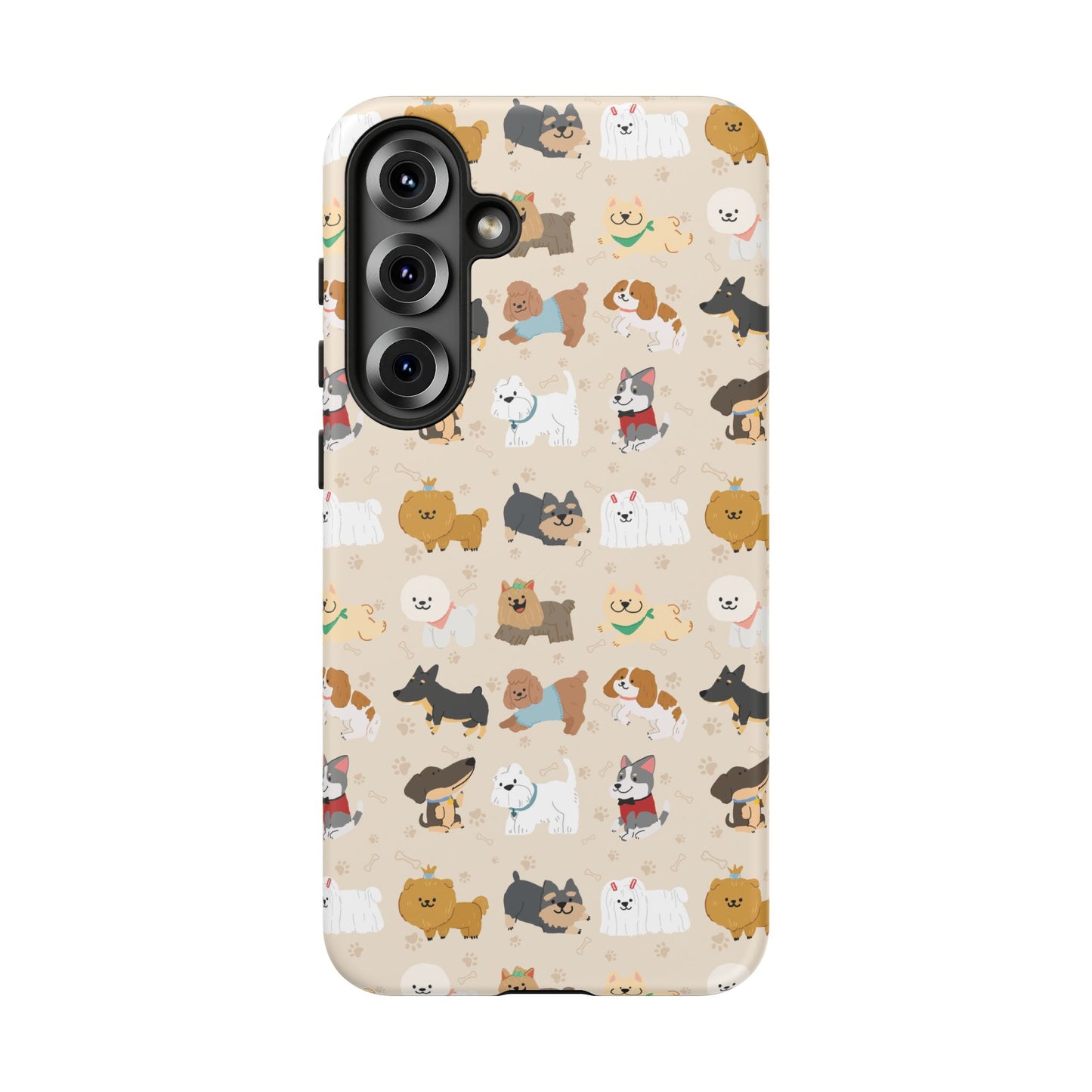 Cute Dogs: Tough Case for iPhone, Samsung Galaxy and Google Pixel devices