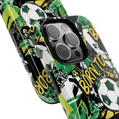 Born to Goal: Football-inspired phone case for iPhone and Samsung Galaxy