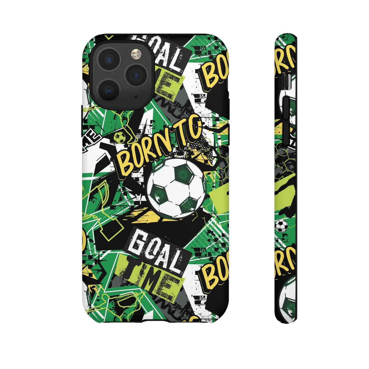 Born to Goal: Football-inspired phone case for iPhone and Samsung Galaxy