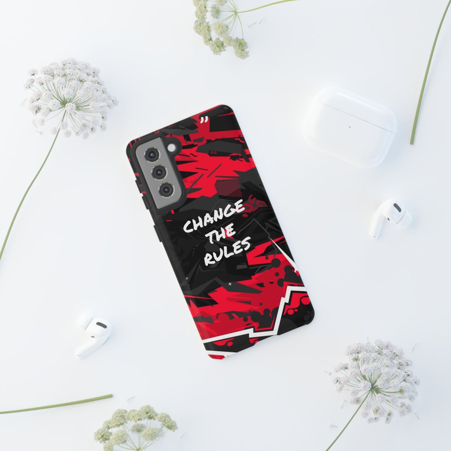 Verander de regels: stevige hoes voor iPhone-, Galaxy- en Pixel-apparaten