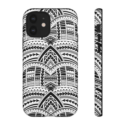 Tatoeage: telefoonhoesje met tribalpatroon voor iPhone, Samsung Galaxy en Google Pixel
