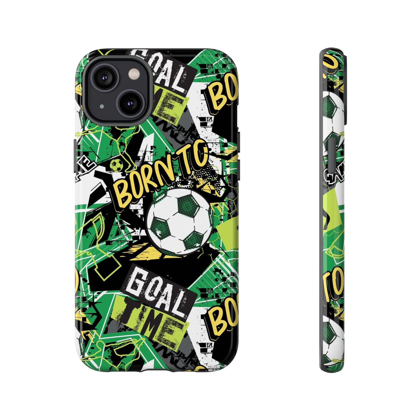 Born to Goal: Football-inspired phone case for iPhone and Samsung Galaxy