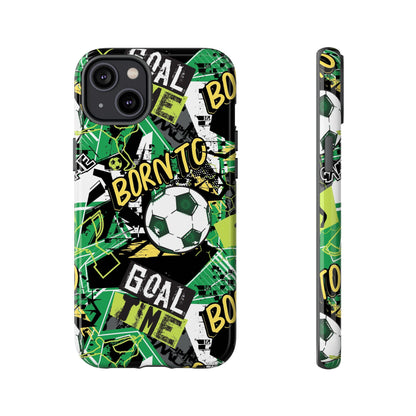 Born to Goal: Football-inspired phone case for iPhone and Samsung Galaxy